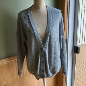 Vintage Avon Fashions gray v-neck cardigan